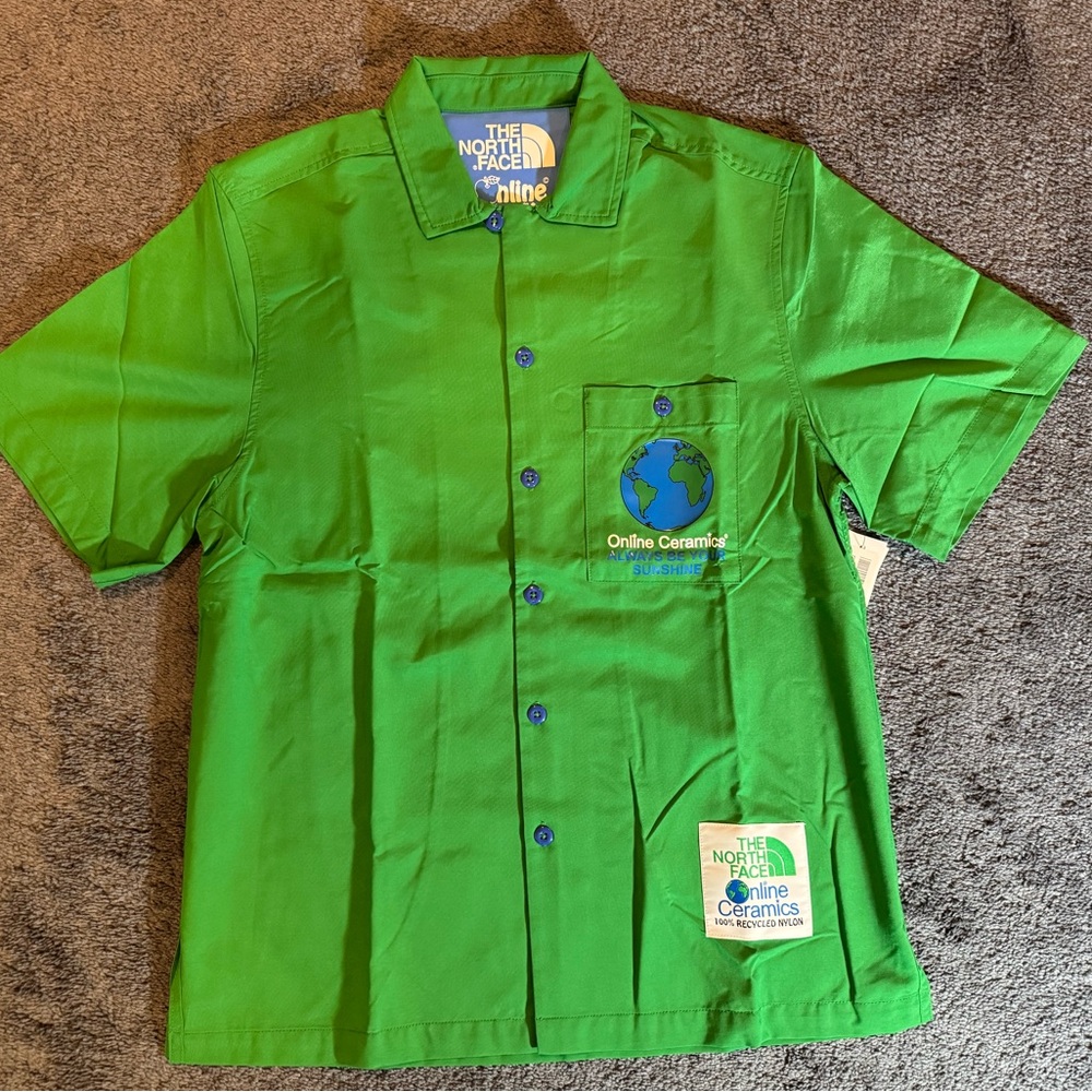 Online Ceramics x The North Face Short Sleeve Button-up